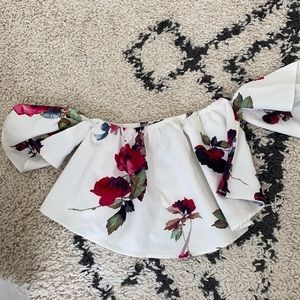 Floral crop top